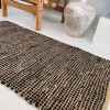 VIAMAJA Gulvtæppe i skind og jute - Sort 140x200cm Online