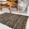 VIAMAJA Gulvtæppe i skind og jute / bademåtte – 60x90cm Sale