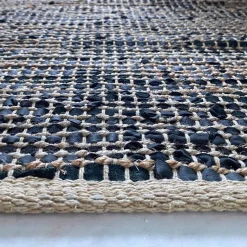 VIAMAJA Gulvtæppe i skind og jute / bademåtte – 60x90cm Sale