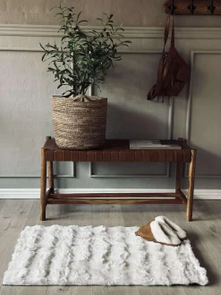 VIAMAJA Gulvtæppe Plys - 60x90 Hvid