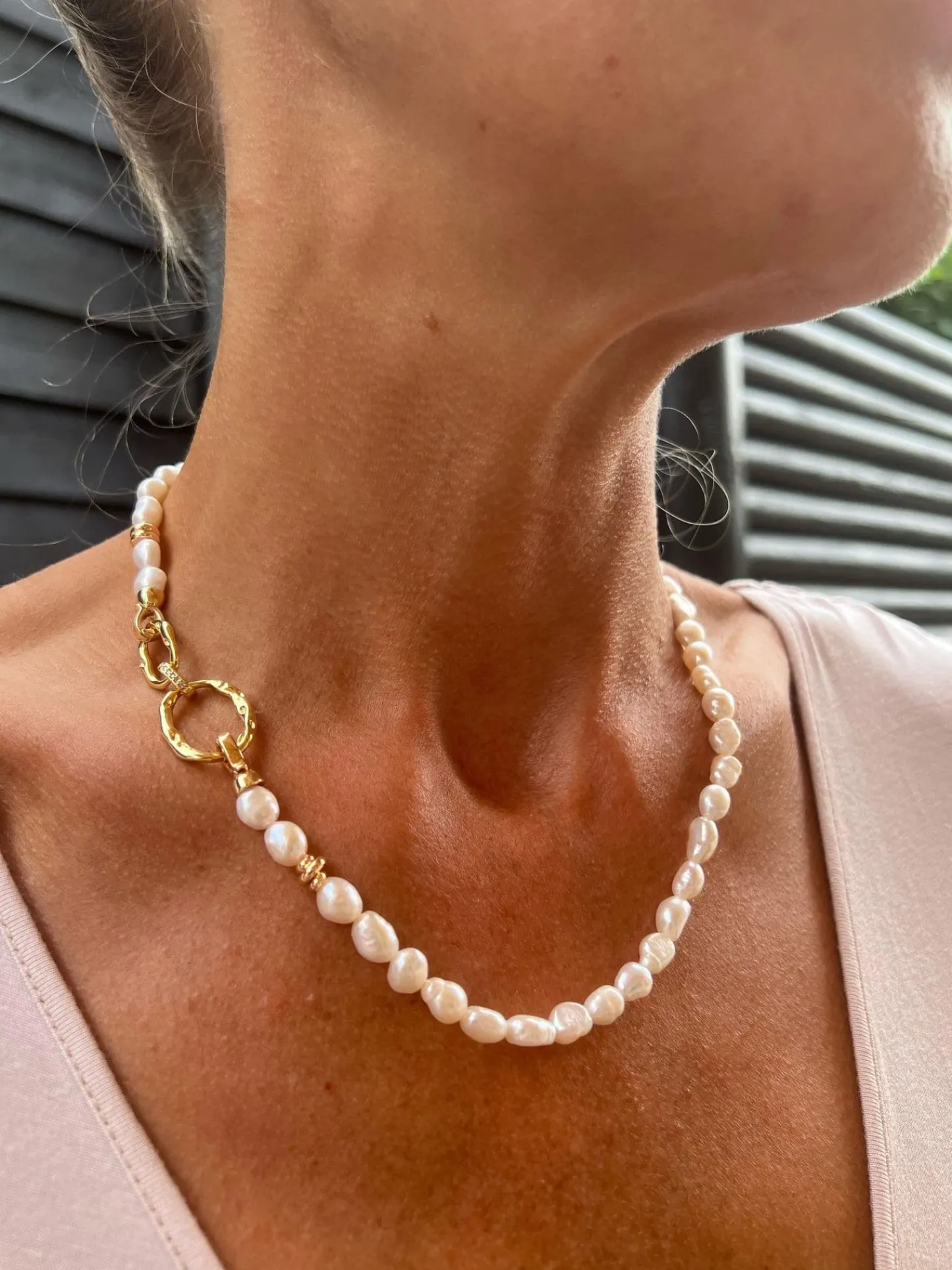 VIAMAJA Halskæde Cindy 18K forgyldt New