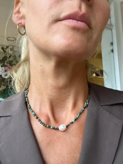 VIAMAJA Halskæde Deidre 18K forgyldt Hot
