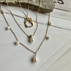 VIAMAJA Halskæde Joanna 18K forgyldt Sterling Silver Outlet