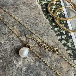 VIAMAJA Halskæde Joanna 18K forgyldt Sterling Silver Outlet