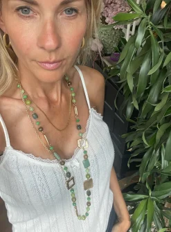 VIAMAJA Halskæde Juliette Emerald