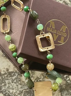 VIAMAJA Halskæde Juliette Emerald