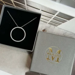 VIAMAJA Halskæde Kendal - rhodium belagt Clearance