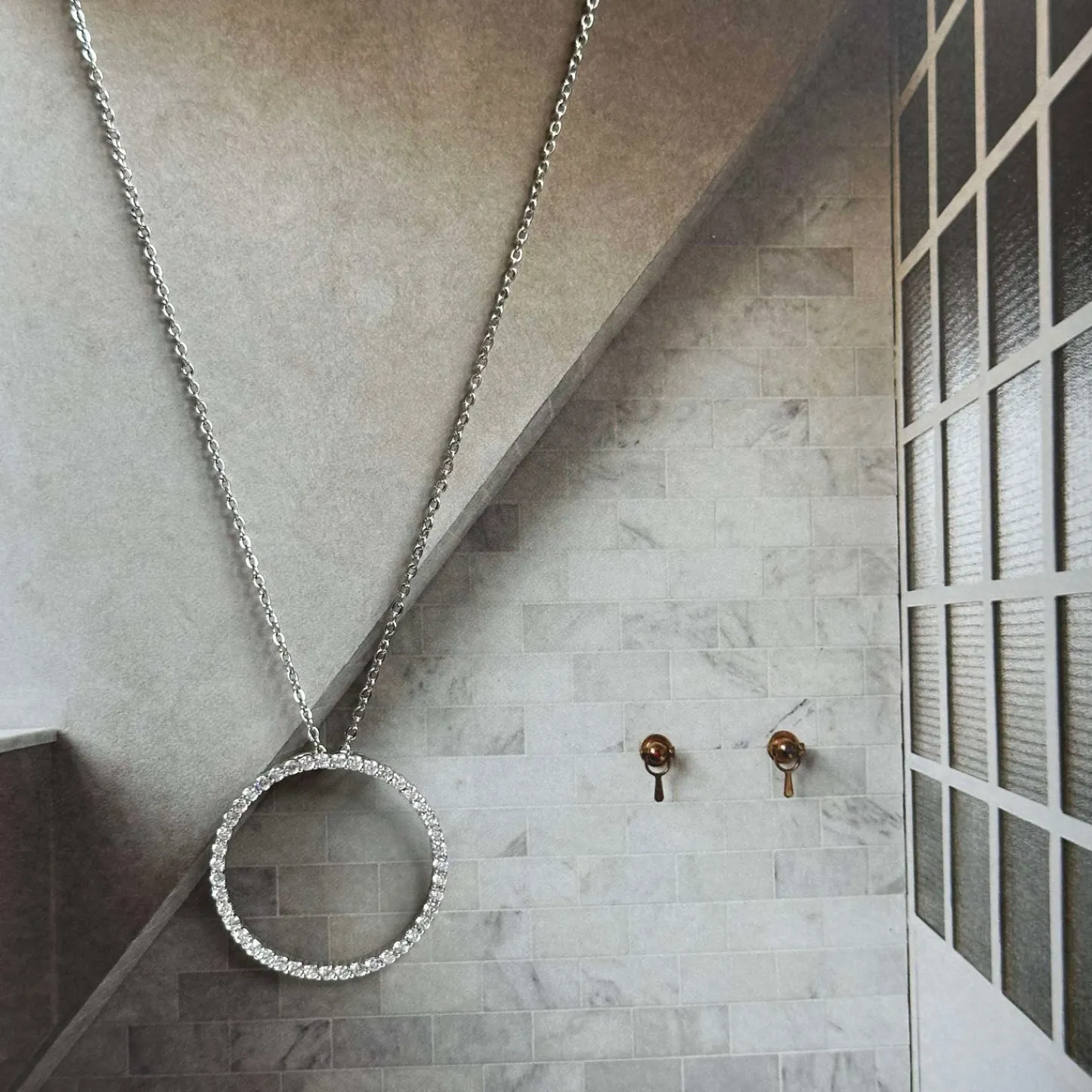 VIAMAJA Halskæde Kendal - rhodium belagt Clearance
