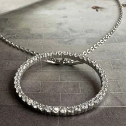 VIAMAJA Halskæde Kendal - rhodium belagt Clearance