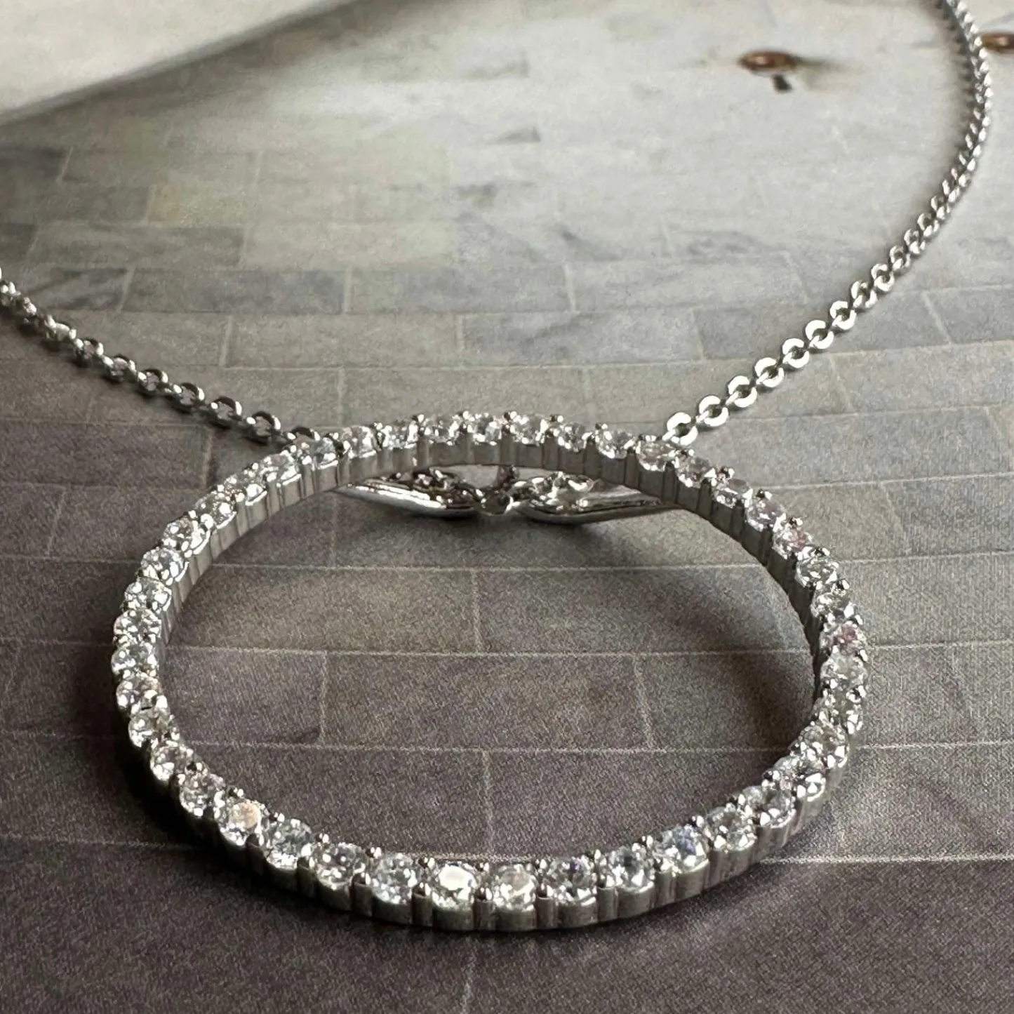 VIAMAJA Halskæde Kendal - rhodium belagt Clearance