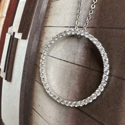 VIAMAJA Halskæde Kendal - rhodium belagt Clearance