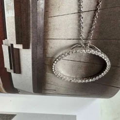 VIAMAJA Halskæde Kendal - rhodium belagt Clearance