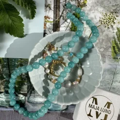 VIAMAJA Halskæde Mary Aqua Best