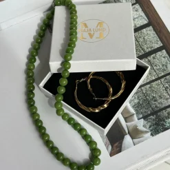 VIAMAJA Halskæde Mary Emerald Hot