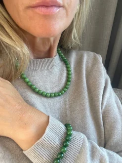 VIAMAJA Halskæde Mary Emerald Hot