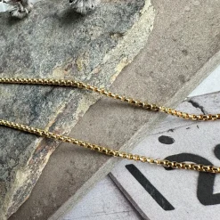 VIAMAJA Halskæde Roseanne 18k forgyldt - 59cm New