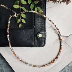VIAMAJA Halskæde Sarah - Natur mix perler Outlet