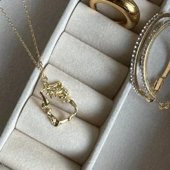 VIAMAJA Halskæde Victoria 18K forgyldt sterling sølv Discount