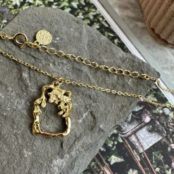 VIAMAJA Halskæde Victoria 18K forgyldt sterling sølv Discount