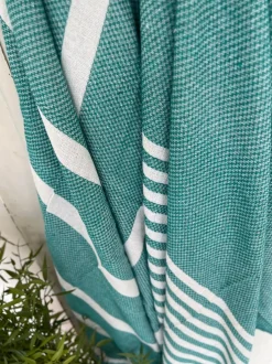 VIAMAJA Hammam håndklæde - TURKIS MIX Økotex Sale