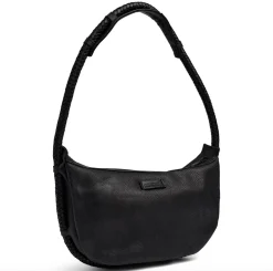 VIAMAJA Håndtaske med smuk fletrem - Black