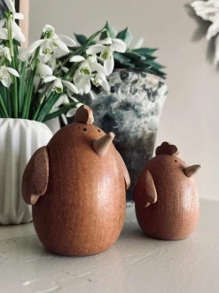 VIAMAJA Høne 8,8cm – Sabeltræ stor Outlet