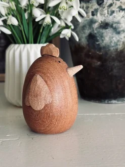 VIAMAJA Høne 8,8cm – Sabeltræ stor Outlet