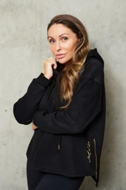 VIAMAJA Hoodie Black Lux Online