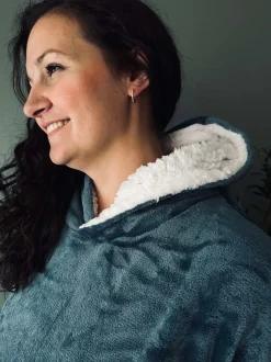 VIAMAJA Hoodie Fleece Blue - S-XL Discount