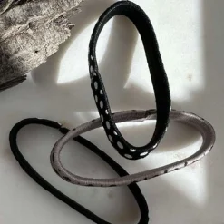 VIAMAJA Hårelastikker Black / Grey - 3 stk Discount
