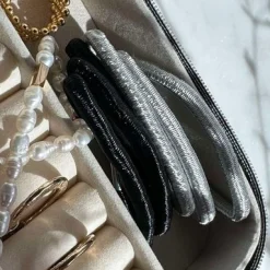 VIAMAJA Hårelastikker Black / Silver - 2 mix