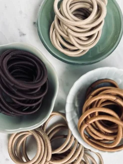 VIAMAJA Hårelastikker bundt med 84 stk i brune nuancer Sale
