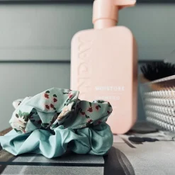 VIAMAJA Hårelastikker scrunchie 2 stk - Green mix Hot