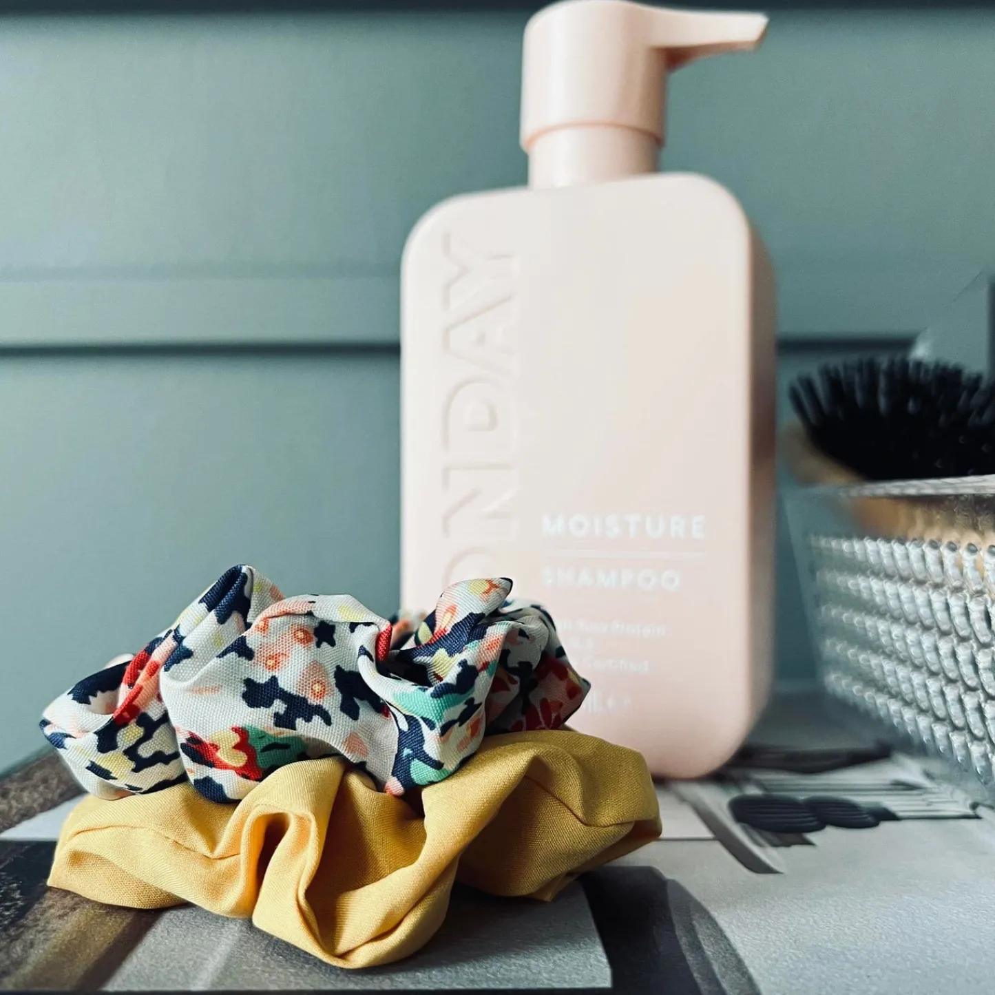 VIAMAJA Hårelastikker scrunchie 2 stk - Gul mix Clearance
