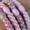 VIAMAJA Hårelastikker Supreme Soft pink - 4 stk. Hot