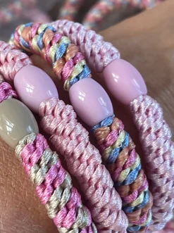VIAMAJA Hårelastikker Supreme Soft pink - 4 stk. Hot
