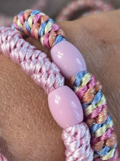 VIAMAJA Hårelastikker Supreme Soft pink - 4 stk. Hot