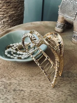 VIAMAJA Hårklemme – Golden heart Clearance