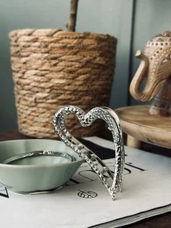 VIAMAJA Hårklemme – Silver heart Clearance
