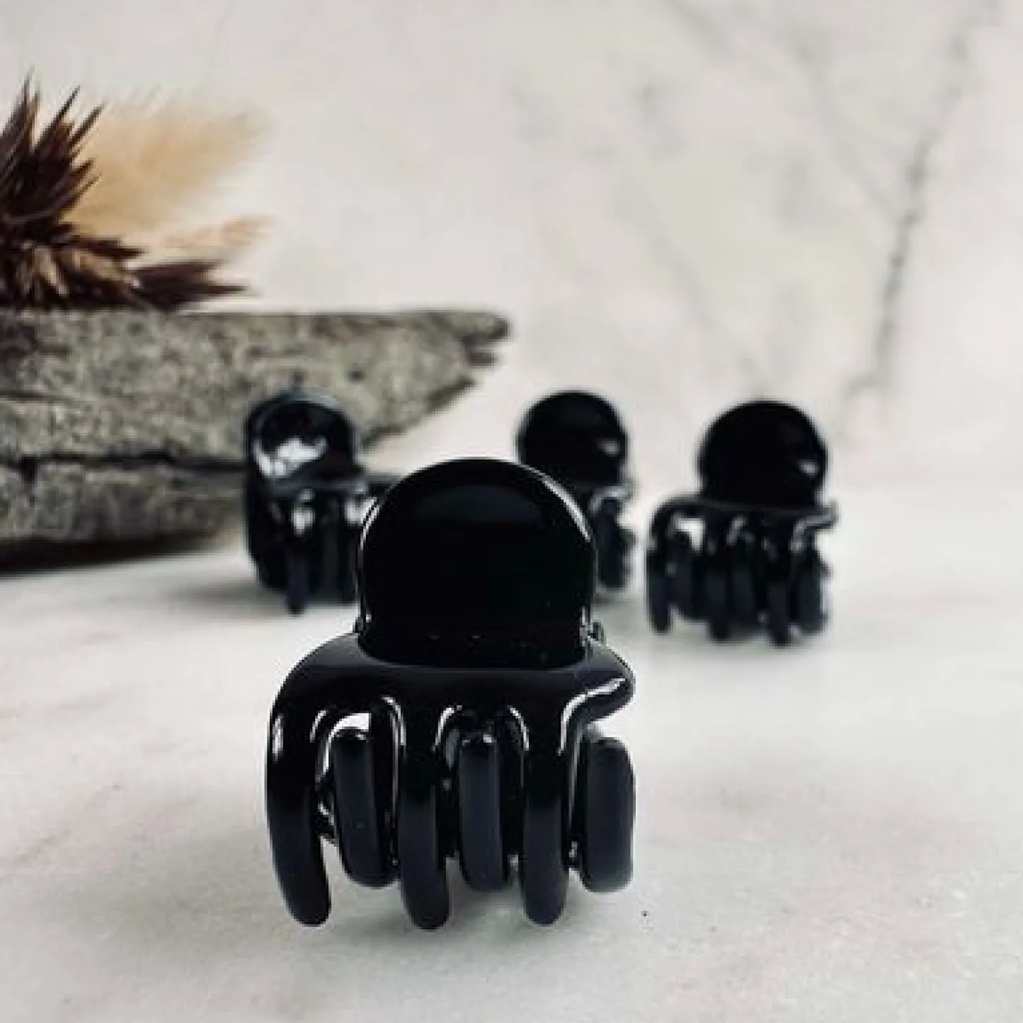 VIAMAJA Hårklemmer Gaisa Black mini - 4 stk
