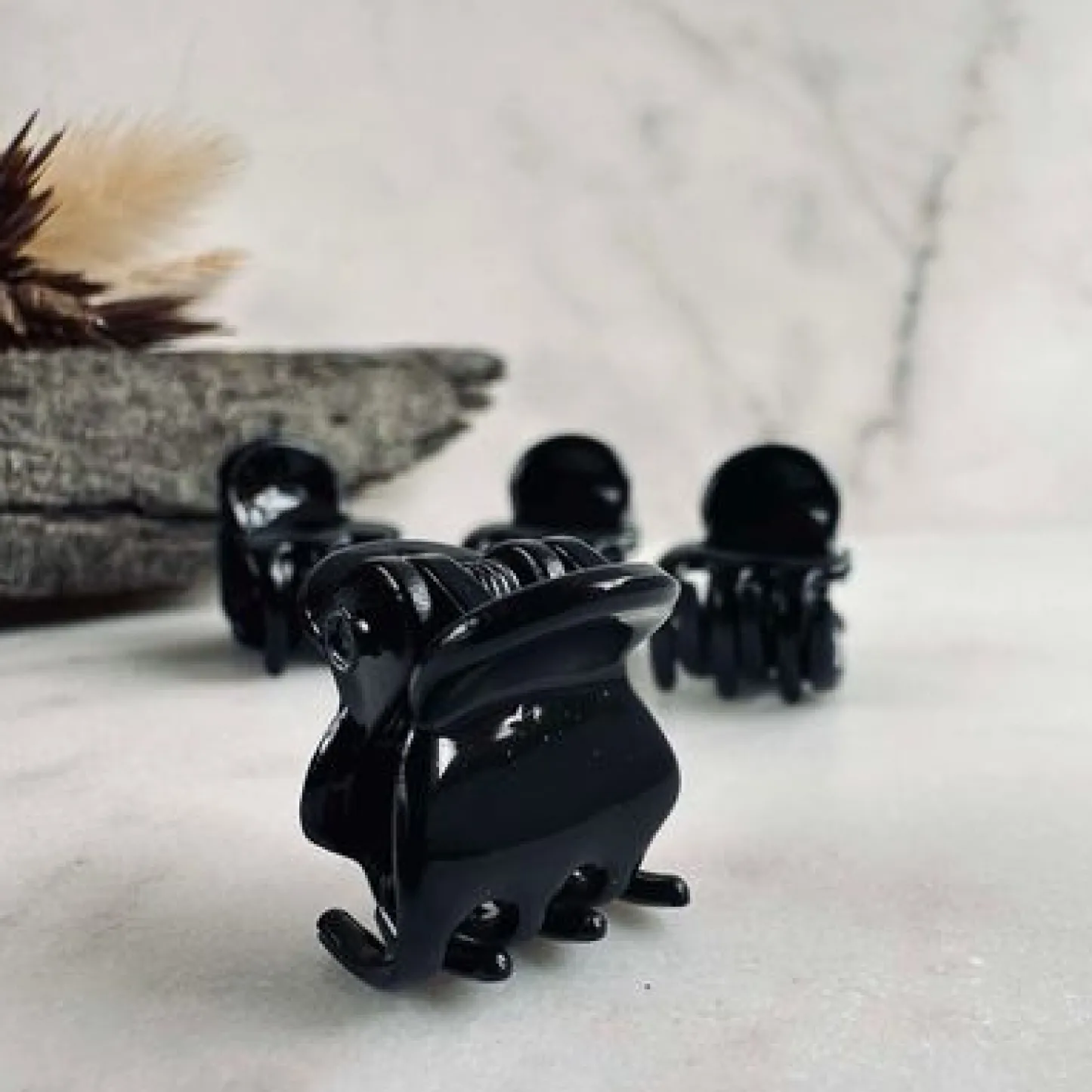 VIAMAJA Hårklemmer Gaisa Black mini - 4 stk