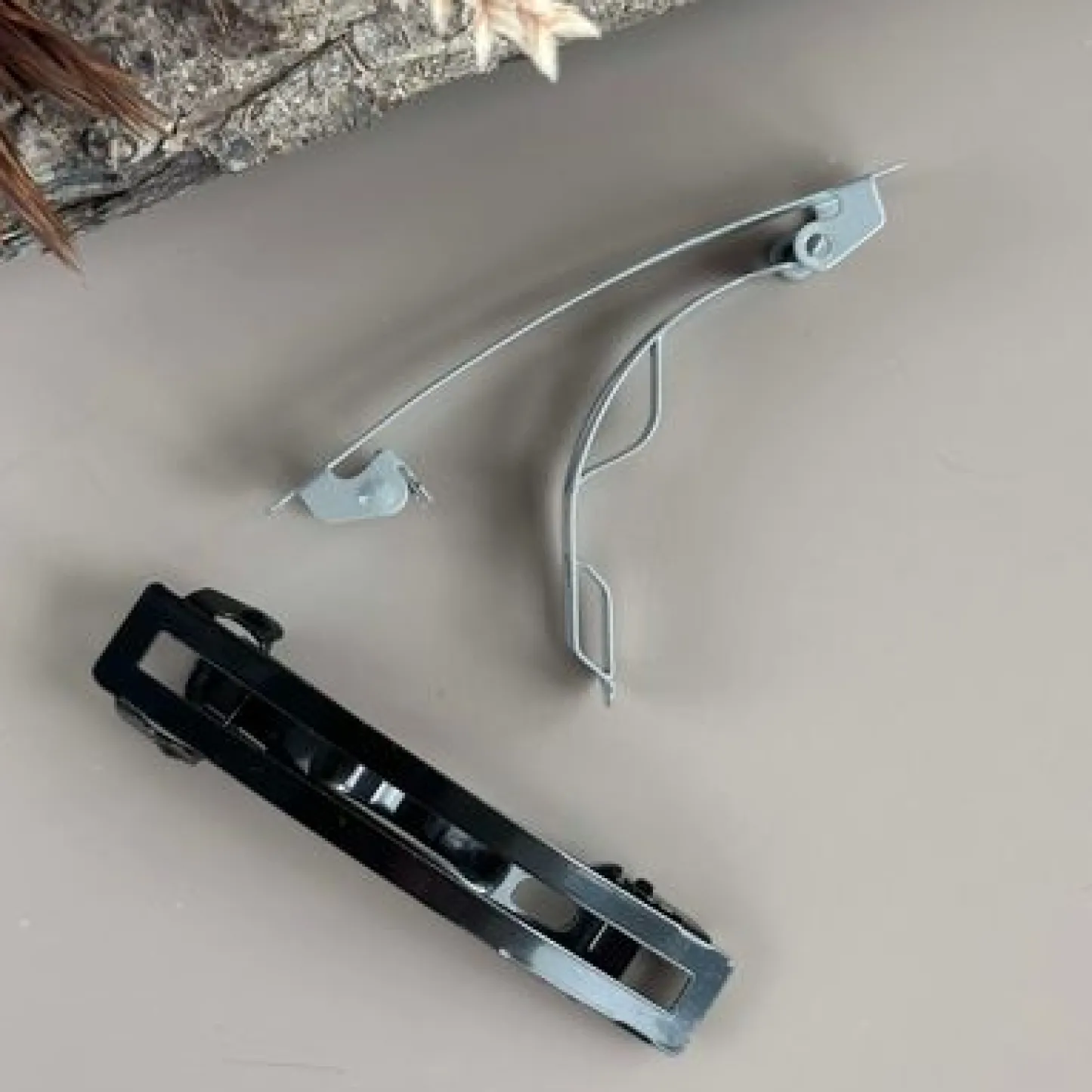 VIAMAJA Hårklemmer Mina Black / Grey - 2 stk Outlet