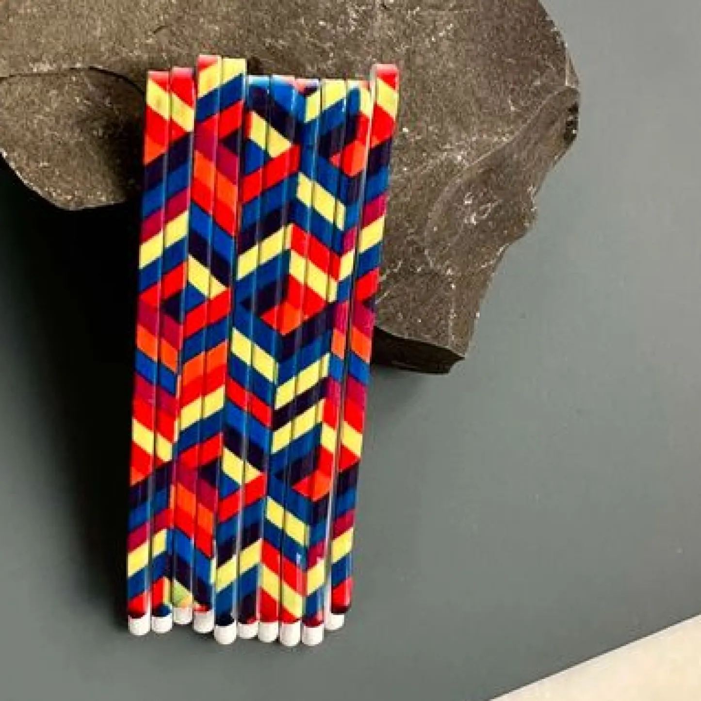 VIAMAJA Hårnåle color stripes - 10 stk