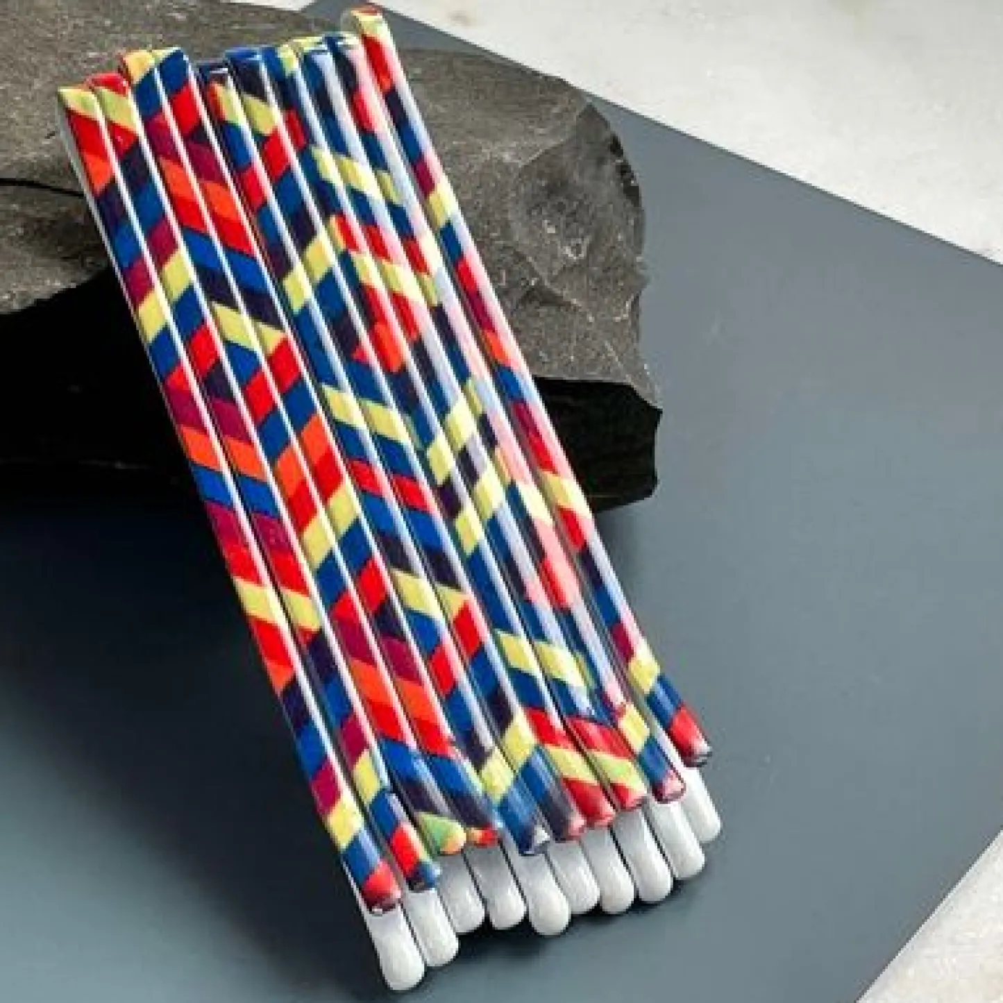VIAMAJA Hårnåle color stripes - 10 stk