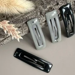 VIAMAJA Hårspænder Black / Grey - 4 stk. Discount