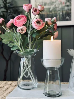 VIAMAJA Hyacintvase m. Blomsterkant - Klar Clearance