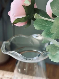VIAMAJA Hyacintvase m. Blomsterkant - Klar Clearance