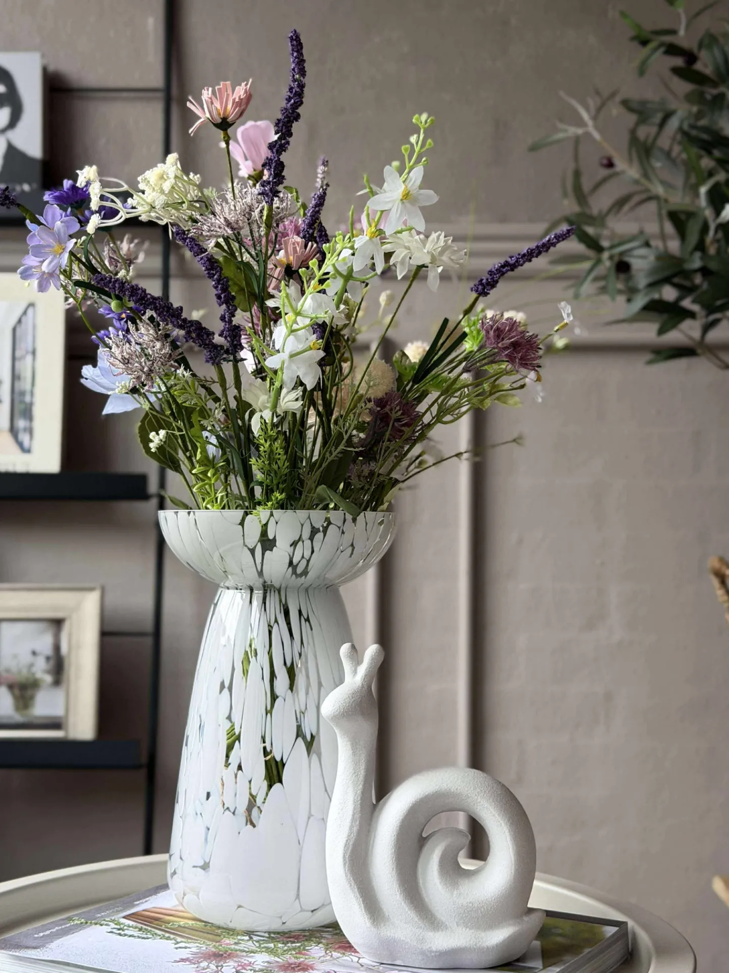 VIAMAJA Hyacintvase Milla XL - Hvid Clearance