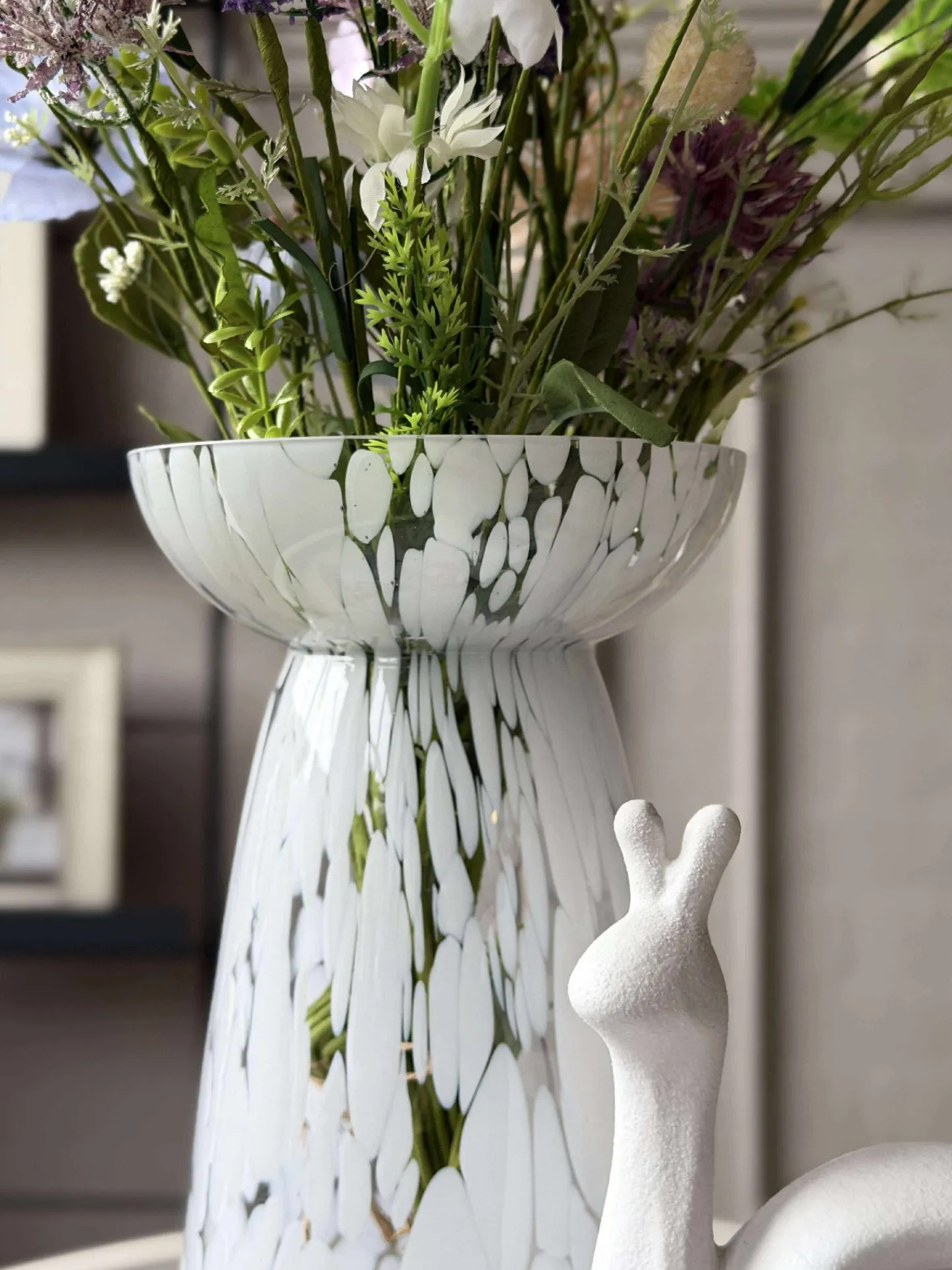 VIAMAJA Hyacintvase Milla XL - Hvid Clearance