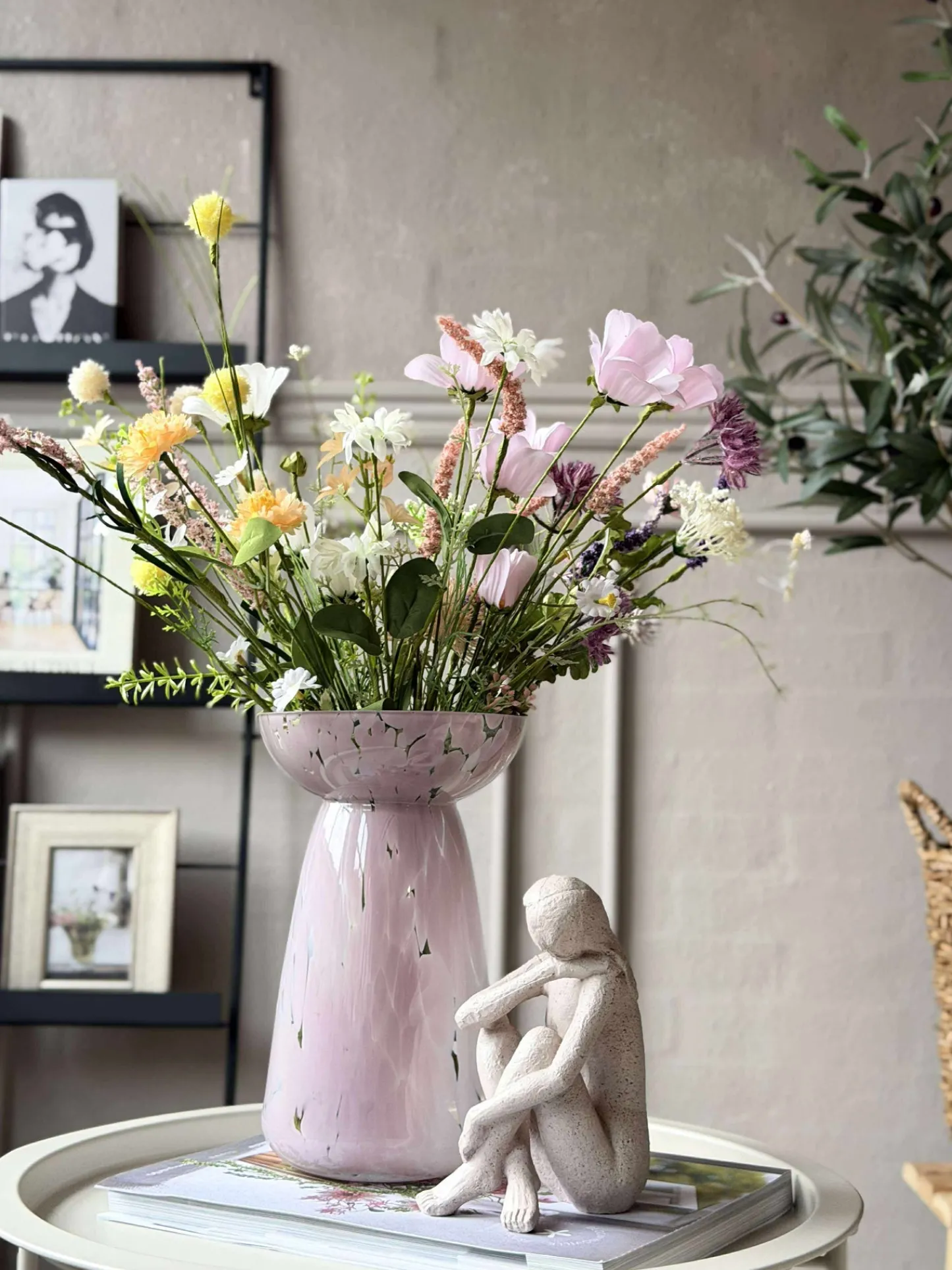 VIAMAJA Hyacintvase Milla XL - Rosa Best